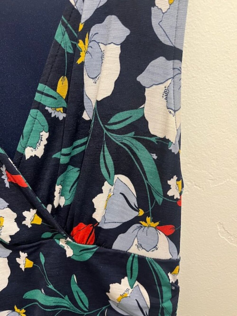 Sleeveless Floral Faux Wrap-dress - Picture 2 of 6